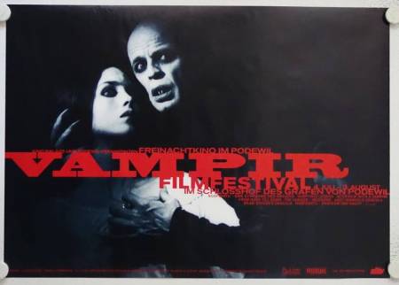 Vampir-Filmfestival Podewil originales deutsches Filmplakat